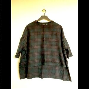 BDG Plaid Oversized Flannel Top